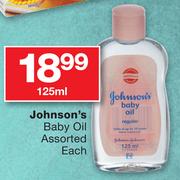 Johnson's Baby Oil Assorted-125ml