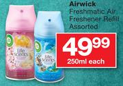Airwick Freshmatic Air Freshener Refill Assorted-250ml Each