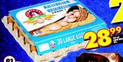 Top Lay Large Eggs-30's