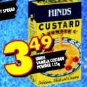 Hinds Vanilla Custard Powder-125g