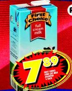 First Choice Long Life Milk-1Ltr