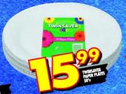Twinsaver Paper Plates-50's