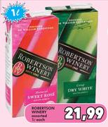 Robertson Winery Assorted - 1L Each