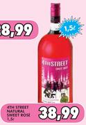 4th Street Natural Sweet Rose - 1.5L