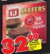 I&J Beefers-Beef Patties Assorted-800g