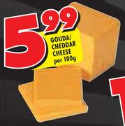Gouda/Cheddar Cheese-Per 100gm