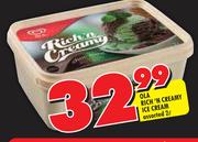 Ola Rich'N Creamy Ice Cream Assorted-2ltr