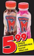 Super M Flavoured-Milk Assorted-300ml Each