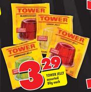 Tower Jelly Assorted-80 g Each