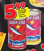 Lucky Star Pilchards Assorted-155g Each