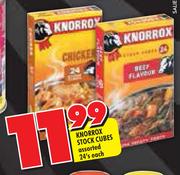 Knorrox Stock Cubes Assorted -24's Each