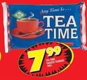 Tea Time Tagless Teabags- 100's