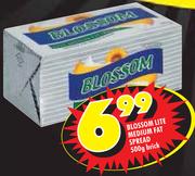 Blossom Lite Medium Fat Spread-500g Brick