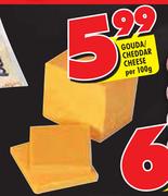 Gouda/Cheddar Cheese-100g Per