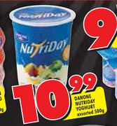 Danone Nutriday Yoghurt Assorted-500g