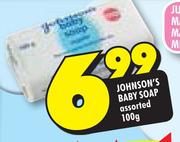 Johnson's Baby Soap Assorted-100g