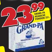 Grand-Pa Headache Powders-25's