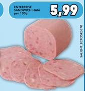 Enterprise Sandwich Ham-Per 100g