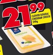 Clover Gouda/Cheddar Cheese - 240g