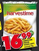 Harvestime Frozen Potato Chips Assorted- 1kg