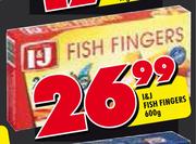 I&J Fish Fingers- 600g