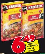 Knorrox Stock Cubes Assorted-12's Each