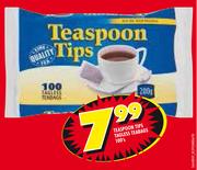 Teaspoon Tips Tagless Teabags-100's