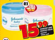 Johnson's Baby Aqueous Cream Assorted- 350ml Each