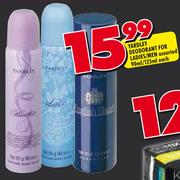 Yardley Deodorant For Ladies/Men Assorted- 90ml/125ml Each