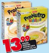 Bokomo Pronutro Toddlers Cereal Assorted- 250g Each