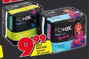 Kotex Maxi Pads Assorted- 10's Per Pack