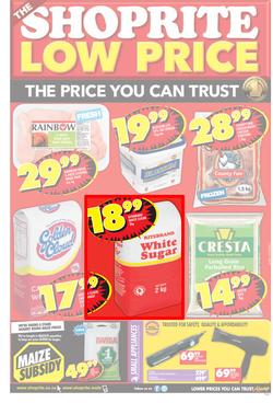 Shoprite Eastern Cape : Low Prices Always ( 10 Mar - 23 Mar 2014 ), page 1