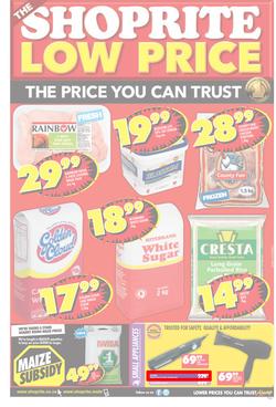 Shoprite Eastern Cape : Low Prices Always ( 10 Mar - 23 Mar 2014 ), page 1
