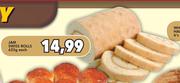 Jam Swiss Rolls-625g Each
