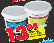 Crystal Valley Cottage Cheese Assorted-250g Each