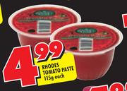 Rhodes Tomato Paste-115g Each