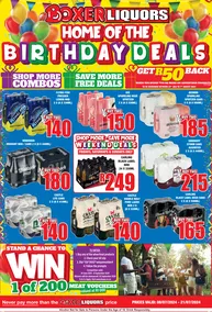 Boxer Liquor Eastern Cape : Home Of The Birthday Deals (8 July - 21 July 2024)