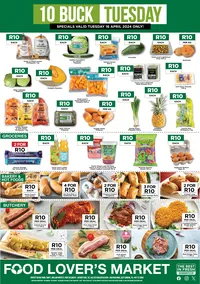 Food Lover's Market Eastern Cape : 10 Buck Tuesday (16 April 2024 Only)