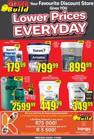Boxer Build Eastern Cape : Low Prices Everyday (12 February - 21 February 2024)