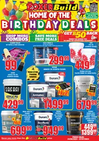Boxer Build Eastern Cape : Home Of The Birthday Deals (24 June - 7 July 2024)