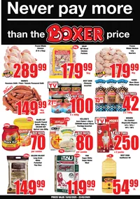 Boxer Super Stores Eastern Cape : Never Pay More Than The Boxer Price (10 February - 23 February 2025)