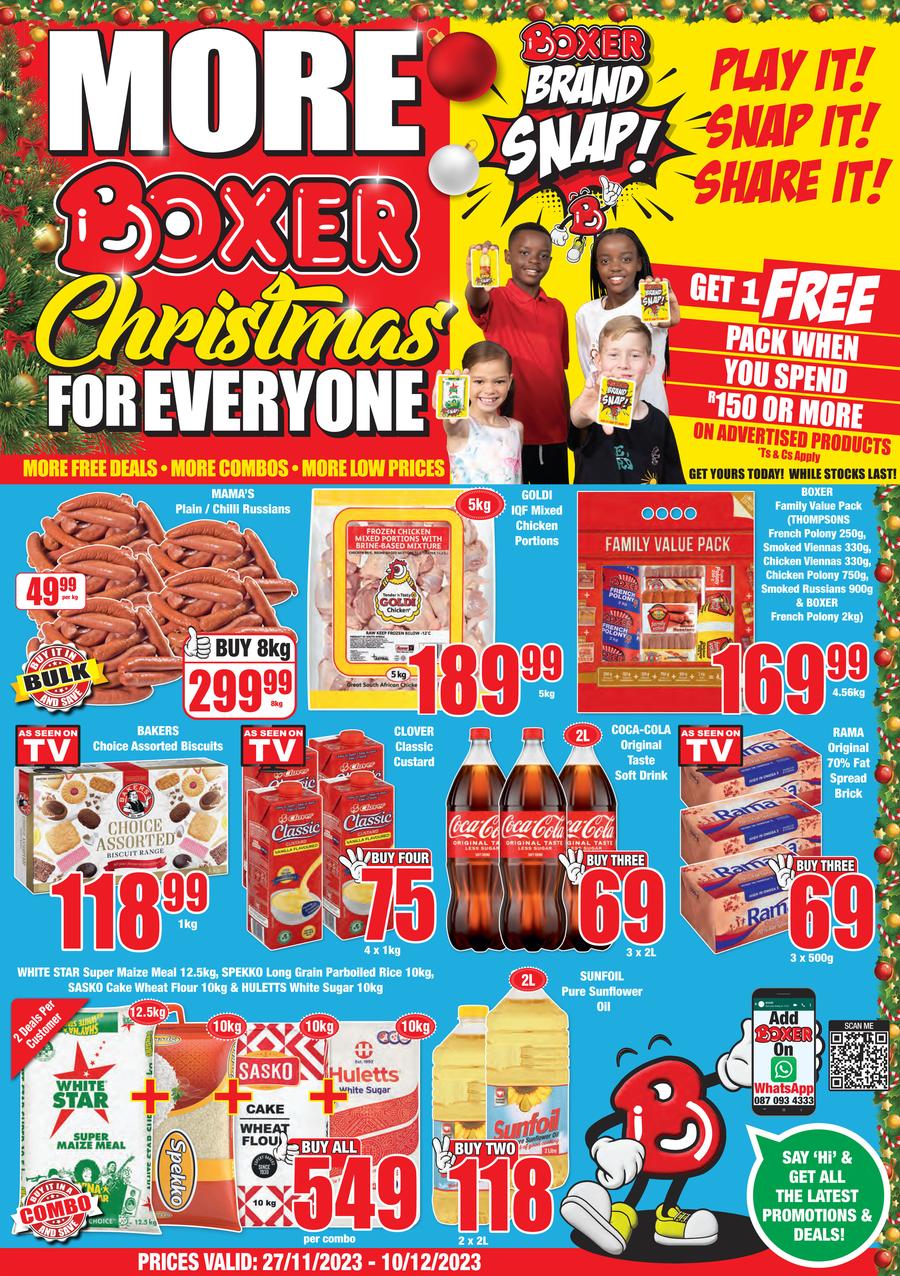 Boxer Super Stores Eastern Cape More Boxer Christmas For Everyone November December