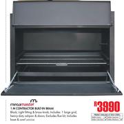 Megamaster 1m Contractor Built-In Braai