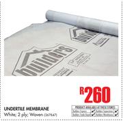 Undertile Membrane 2Ply Woven(White)