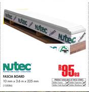 Nutec Fascia Board 10mm x 3.6m x 225mm-Each