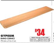 Gypsum Rhino Cornice 75mmx3m
