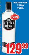 Russian Bear Vodka-750ml
