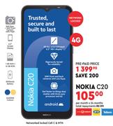 Nokia C20 - Per Month x 24 Months