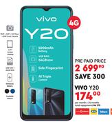 Vivo Y20 4G- Per Month x 24 Months