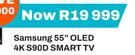 Samsung 55" OLED 4K S90D Smart TV QA55S90DAKXXA